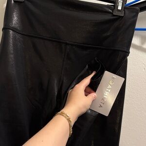 Athleta Glossy Black Leggings